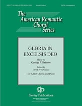 Gloria in Excelsis Deo SATB choral sheet music cover